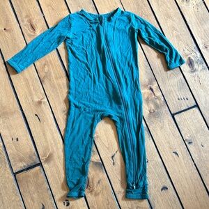 Kyte Baby Zippered Romper Emerald - 2T